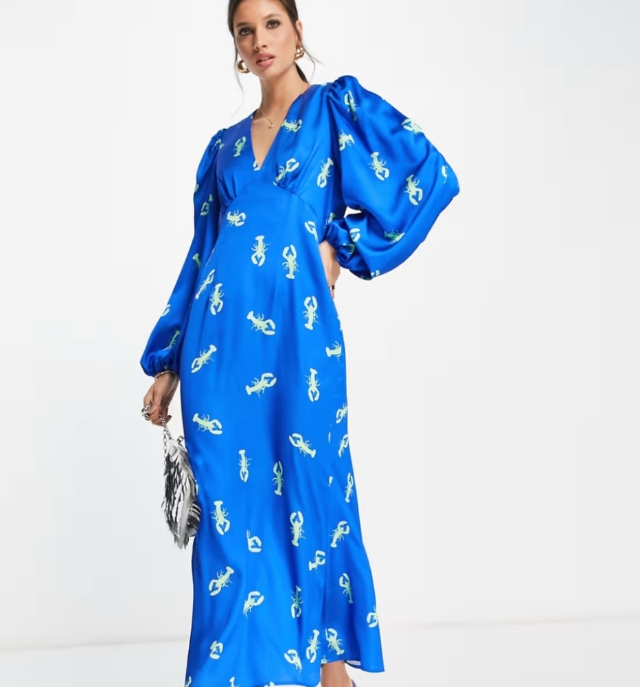 ISO Asos never fully dressed louella lobster dress